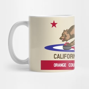 OC Curling Bear - Dark Text Mug